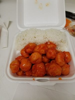 Medium sweet and sour tofu at New Chinatown in Birmingham