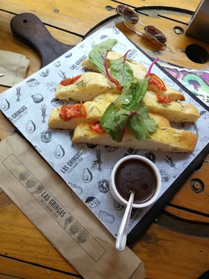 Focaccia at Las Gringas in Arequipa
