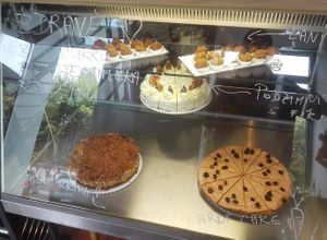 Cakes at Bezcukrárna in Brno