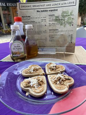 Pancakes  at Organic Love in Cruz De Huanacaxtle