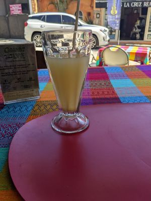 Tepache at Organic Love in Cruz De Huanacaxtle