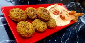 Best Falafels in Istanbul. at Falafel Koy in Istanbul