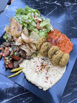 Falafel menu  at Falafel Koy in Istanbul