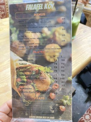   at Falafel Koy in Istanbul