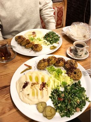 Hummus & Falafel at Falafel Koy in Istanbul