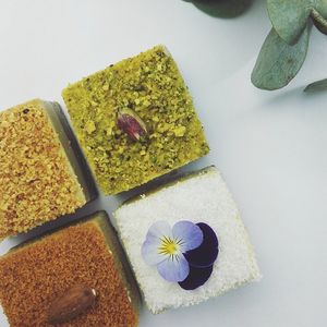 Take a way vegan desserts. Vegan cheesecakes, vegan bites, vegan brownies and much more to come! at Peas in Hasselt