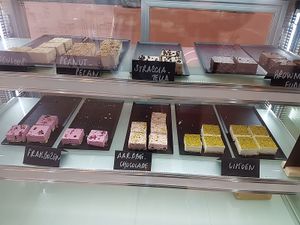 selections of cheesecake desserts at Peas in Hasselt