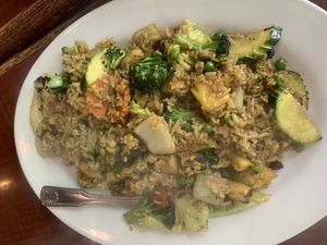 Pineapple fried rice   at Coconut on T in Sacramento