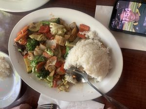 Eggplant - little shy on the eggplant   at Coconut on T in Sacramento