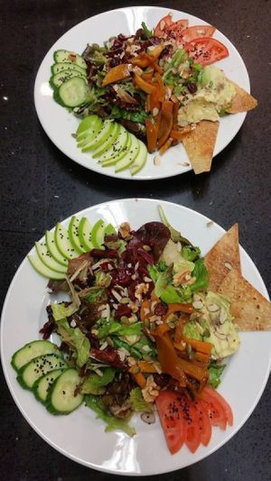 Beet salad at Heart Beet Eatery in Forest Hills