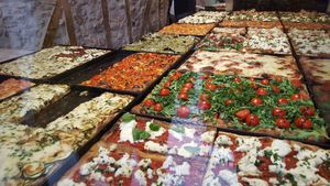 All pizzas - vegan and regular at Romana Pizza in Lisbon