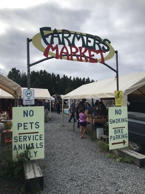 Entrance at Homer Farmers Market in Homer