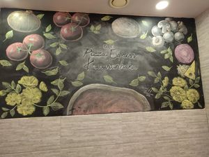 Pizza Express decoration at Pizza Express - Mariankatu in Helsinki