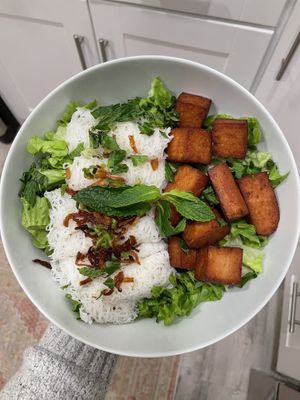 Vermicelli bowl at Golden Bamboo in San Jose