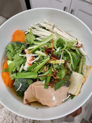 Golden bamboo noodle at Golden Bamboo in San Jose