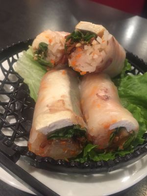 autumn rolls SO amazing my fave go to starter!! at Golden Bamboo in San Jose