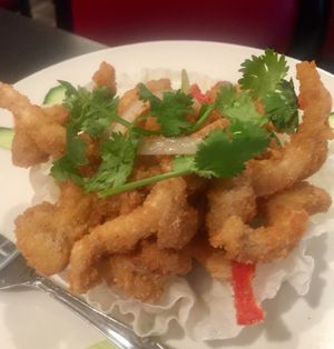 oyster mushrooms phenomenal, when dining in I noticed they're a fave amongst diners including myself  at Golden Bamboo in San Jose