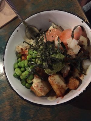 Miso salad at Netherworld in Fortitude Valley