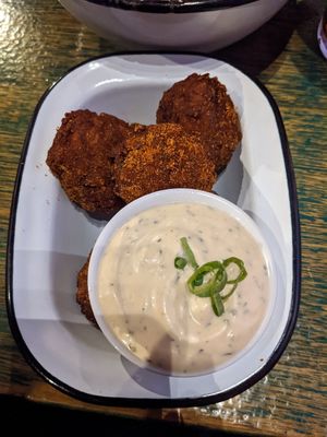 Nuggies? Or jalapeño bites, IIRC 😌 at Netherworld in Fortitude Valley