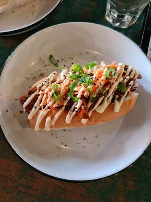 Weekly special - duck banh mi at Netherworld in Fortitude Valley