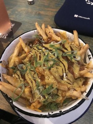 Loaded fries   at Netherworld in Fortitude Valley