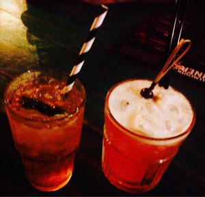House sodas and vodka  at Netherworld in Fortitude Valley