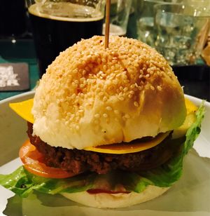 Burgertory burger at Netherworld in Fortitude Valley