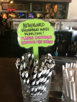 Environmentally responsible beyond just the animals! at Netherworld in Fortitude Valley