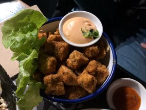 Tofu bites at Netherworld in Fortitude Valley