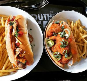Vegan hotdogs on May the 4th  at Netherworld in Fortitude Valley