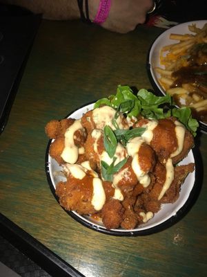 Cauliflower buffalo bites  at Netherworld in Fortitude Valley