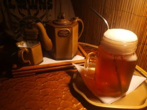 hot and cold tea at Dobra Cajovna in Frydek-mistek