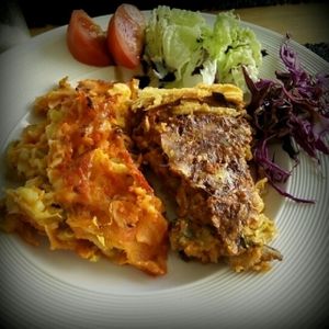 Folhado e Lasanha at Alho-Porro in Rio Tinto