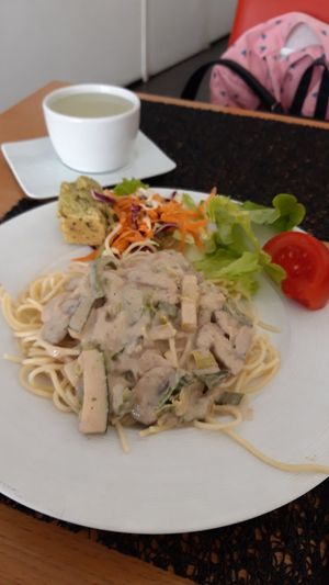 Carbonara de cogumelos, simplesmente divino 🥰 at Alho-Porro in Rio Tinto