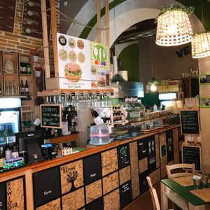 inside  at JustVeggie in Siracusa