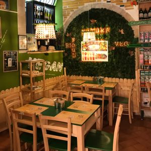 inside  at JustVeggie in Siracusa