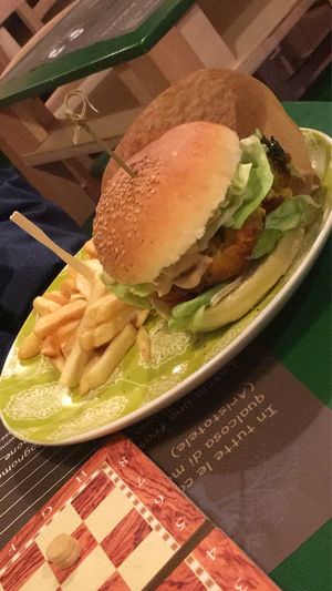 Sole burger at JustVeggie in Siracusa