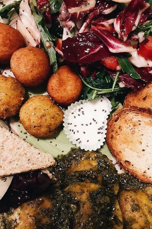 Dish of the day. at JustVeggie in Siracusa