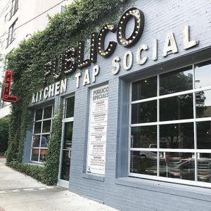 Outdoor view - windows come up in the evening  at Publico Kitchen & Tap in Columbia
