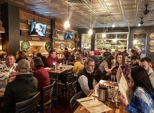 Indoor seating at Publico Kitchen & Tap in Columbia