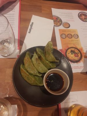 Gyoza at Wagamama in Antwerpen