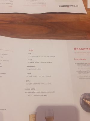 Vegan options at Wagamama in Antwerpen