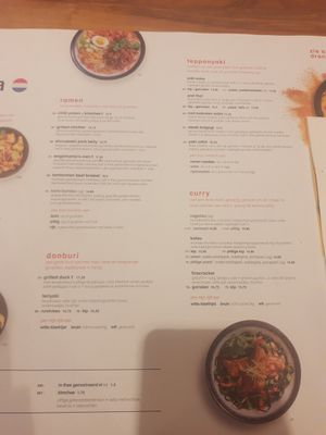 Vegan options at Wagamama in Antwerpen