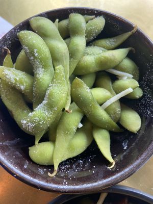 Edamame   at Wagamama in Antwerpen