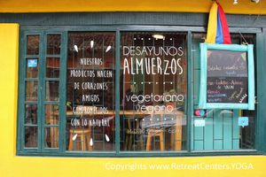 Store front at Mach'ay Alimentos Artesanales in Tabio