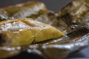 Tamal vegano at Mach'ay Alimentos Artesanales in Tabio