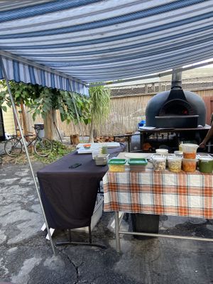 Outside  at Floralia in Honolulu