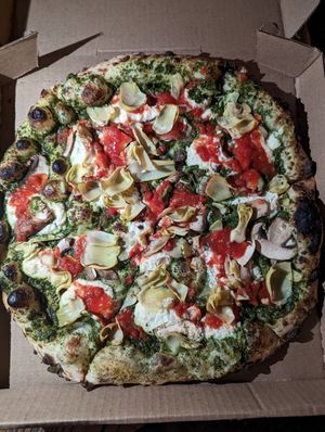 Pesto with extras at Floralia in Honolulu