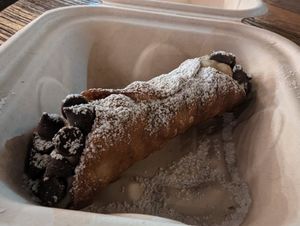 Chocolate chip canoli at Floralia in Honolulu