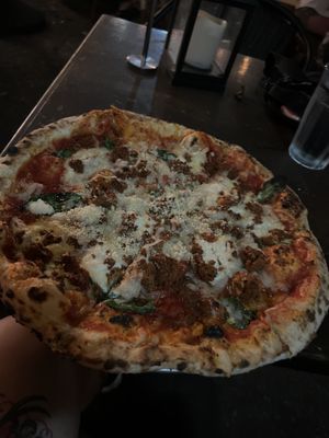 The Brooklyn pizza   at Floralia in Honolulu